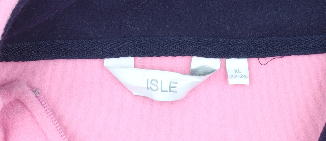 ISLE Pink Women's XL Basic Jacket