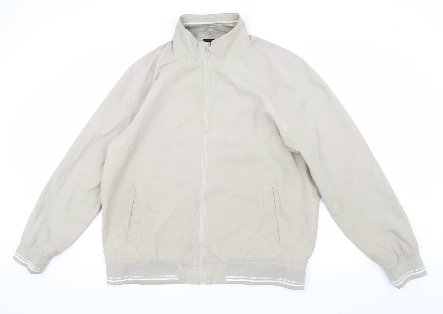 Greenwoods Men's Beige XL Bomber Jacket