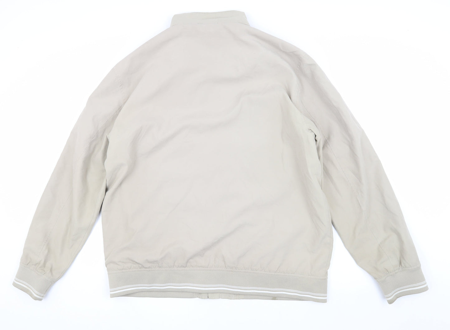 Greenwoods Men's Beige XL Bomber Jacket