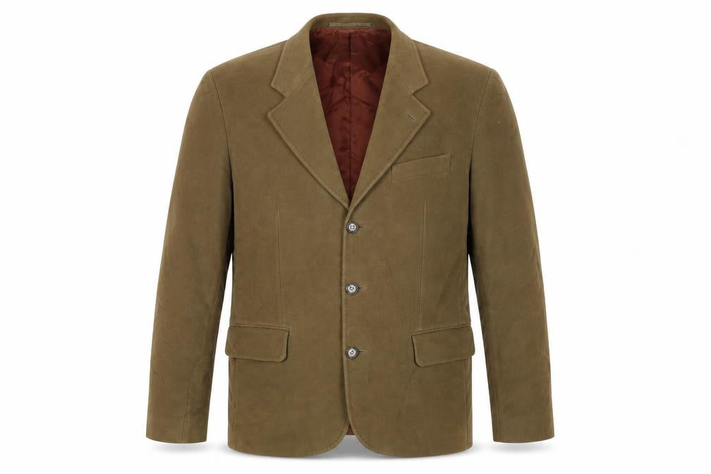 Brook Taverner Men's Brown Blazer, Size 40 Regular Fit