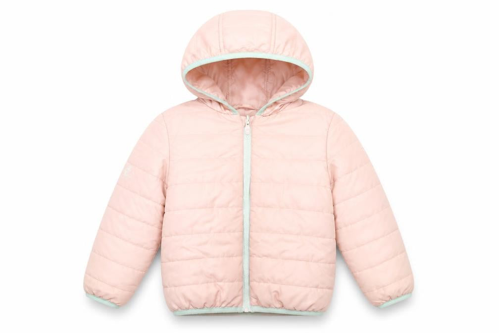 Marks & Spencer Pink Girls Puffer Jacket 6-7 Yrs