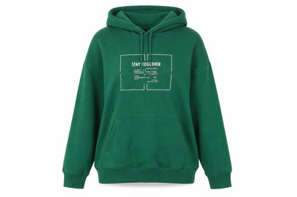 H&M Women's Green Pullover Hoodie XS