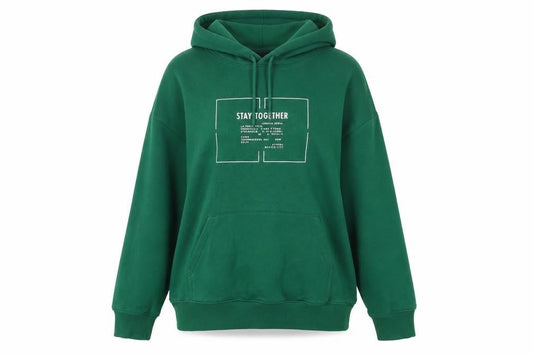 H&M Women's Green Pullover Hoodie XS