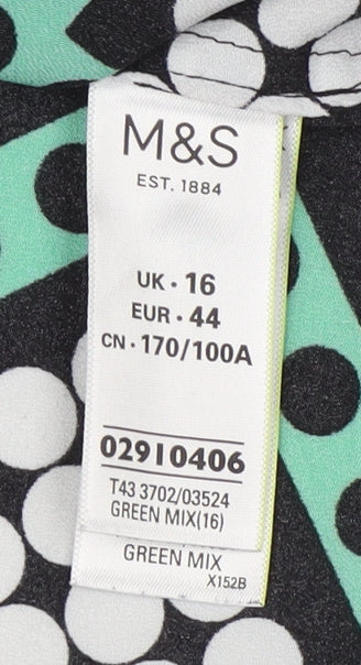 Marks and Spencer Women's Geometric Blouse