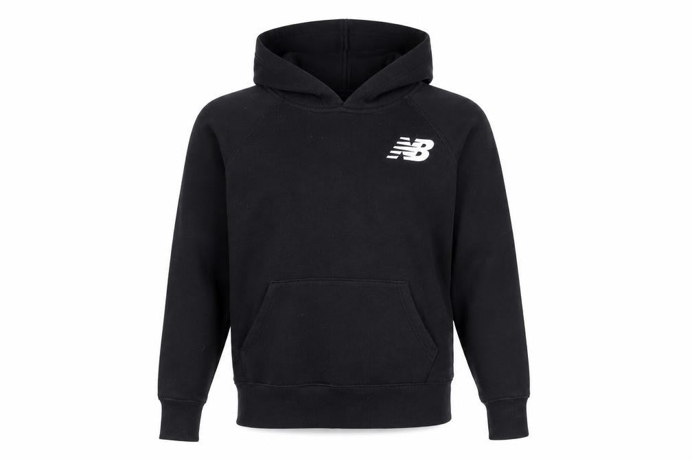 New Balance Men's Black Pullover Hoodie - Size S