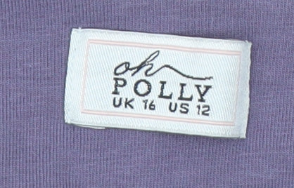 Oh Polly Women's Purple Camisole Tank Top Size 16