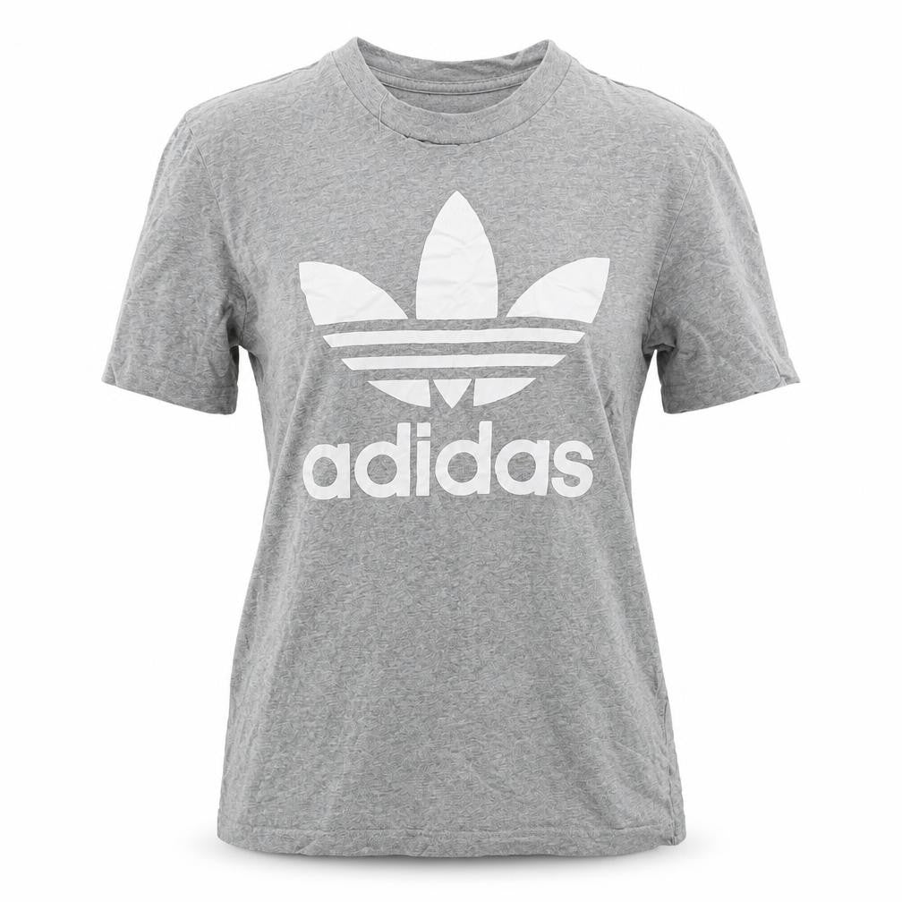 Adidas Grey Unisex T-Shirt Short Sleeve Cotton S