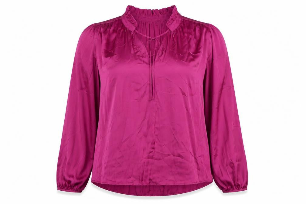 Next Women's Purple Long Sleeve Blouse Size 14