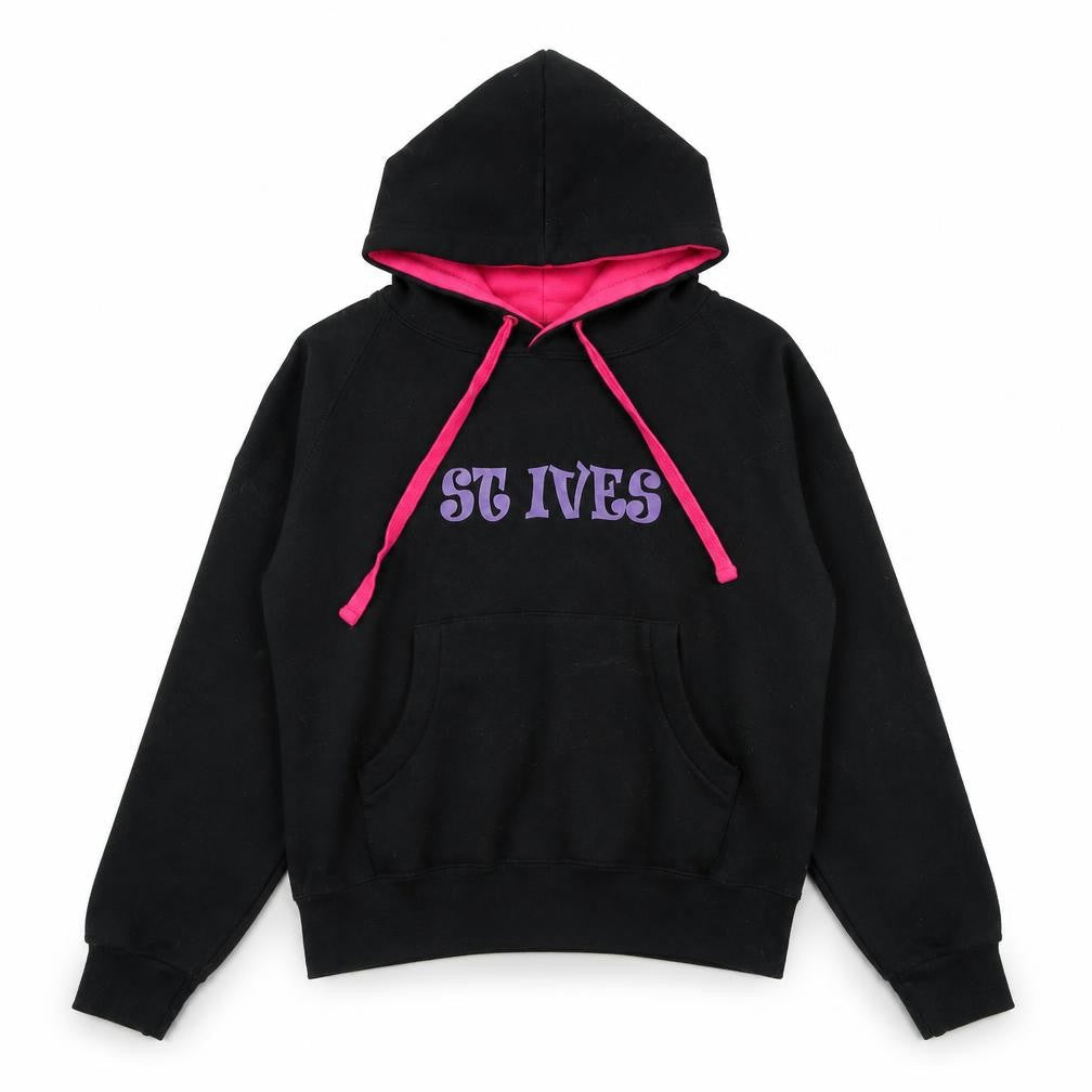 No Worries Unisex Black Hoodie M/L Graphic Logo