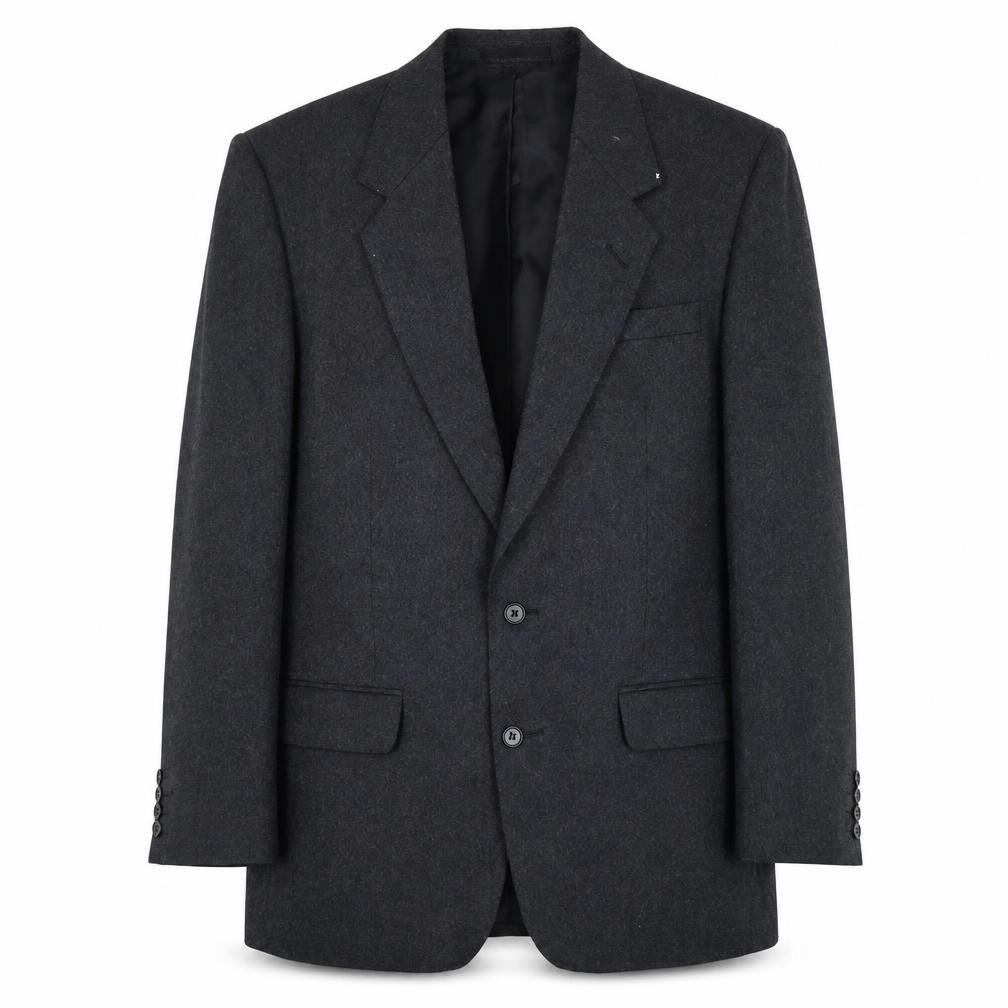 Centaur Men's Grey Wool Blazer 40 Regular Vintage