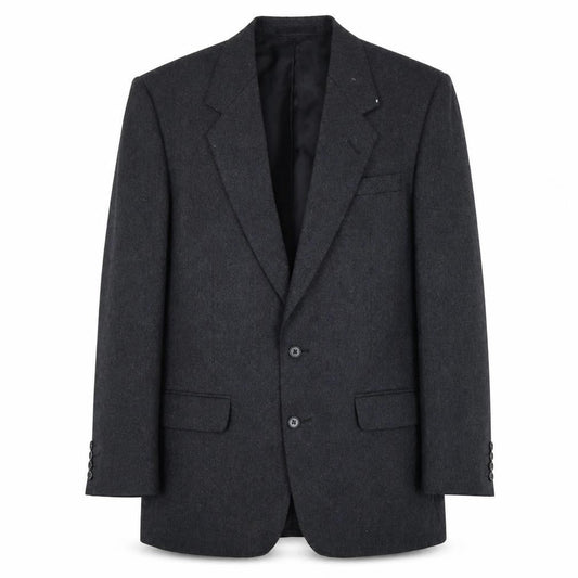 Centaur Men's Grey Wool Blazer 40 Regular Vintage