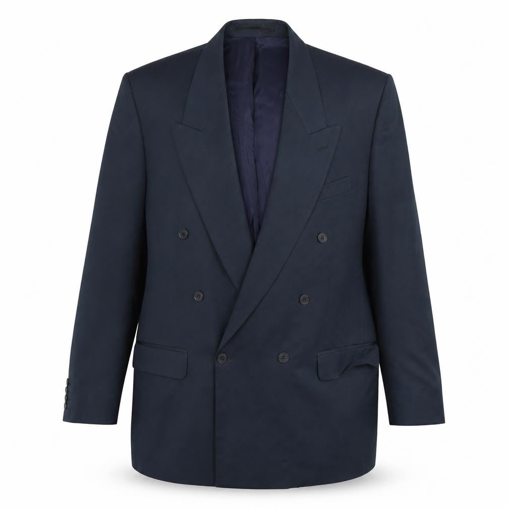 Centaur Men's Navy Double-Breasted Blazer, 44 Long