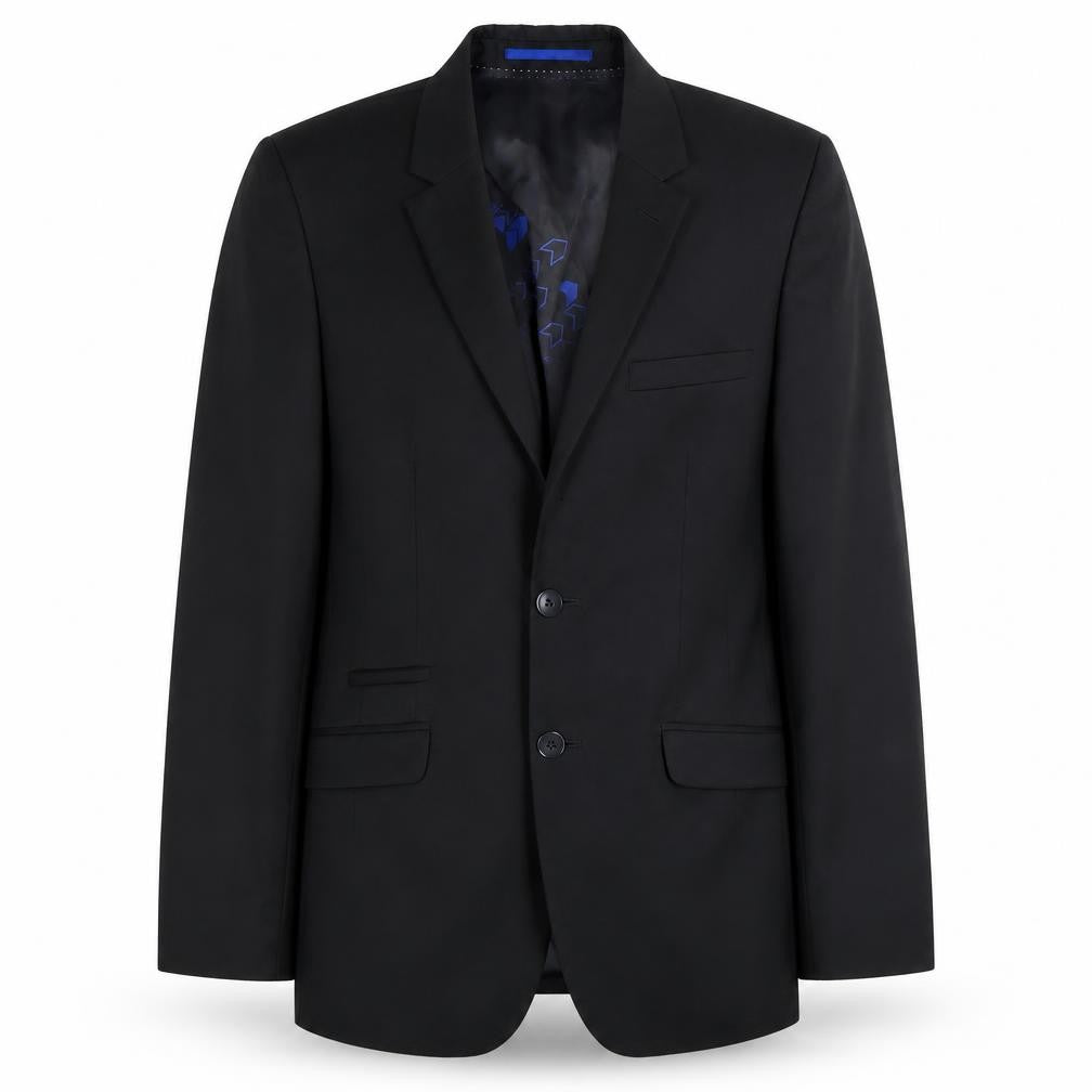 White Label Men's Black Suit Jacket 36 Regular