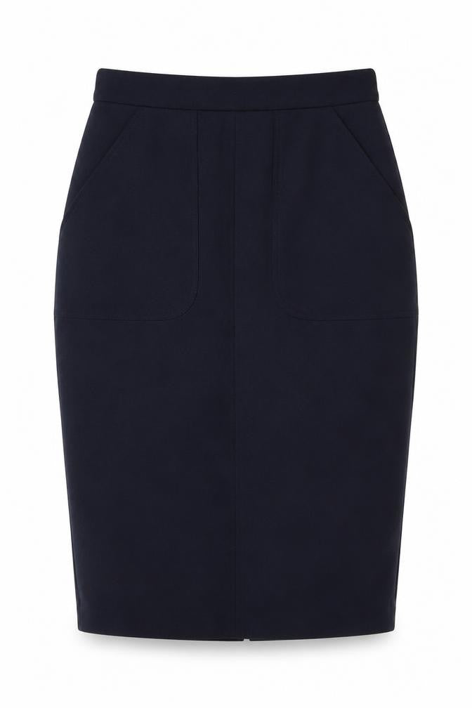 Sheike Women's Black Pencil Skirt Size 10 with Zip Accent