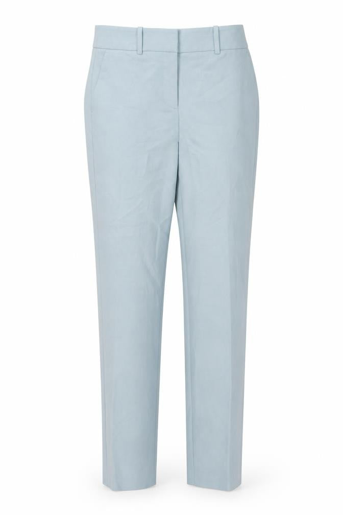 Next Women's Blue Trousers, 8L, Regular Fit, Workwear