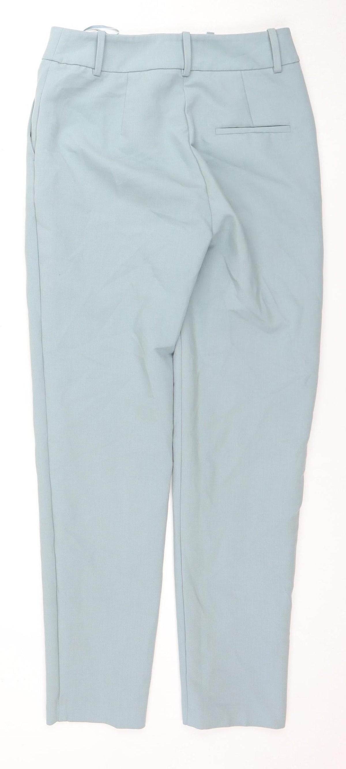 Next Women's Blue Trousers, 8L, Regular Fit, Workwear