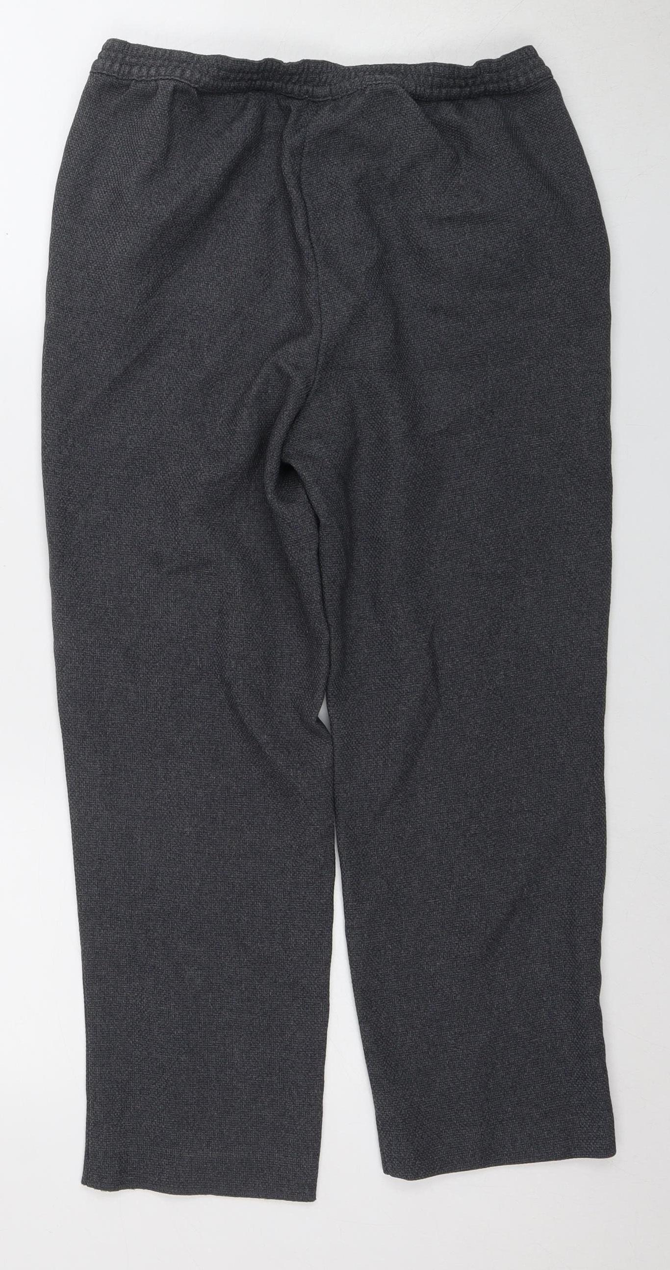 Honor Millburn Women's Grey Trousers Size 10 Casual