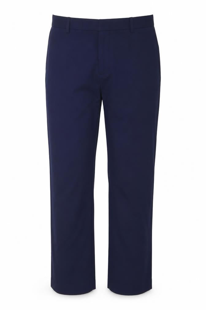 ASOS Men's Blue Trousers, Polyester Blend, Regular Fit 34"W 34"L
