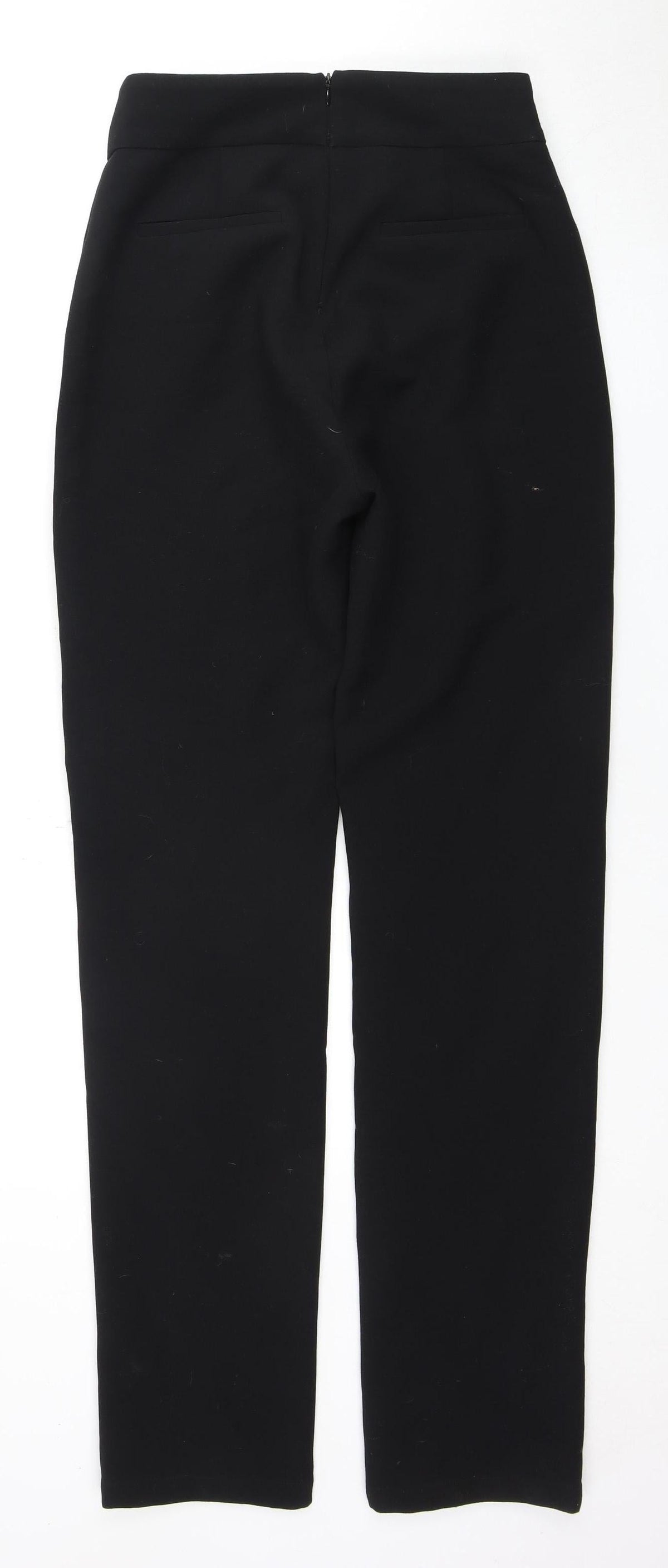 Odlumse London Women's Black Trousers, Size M, Zip Closure