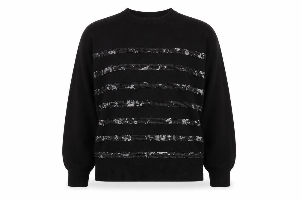 Marks & Spencer Women's Black M Sequin Pullover