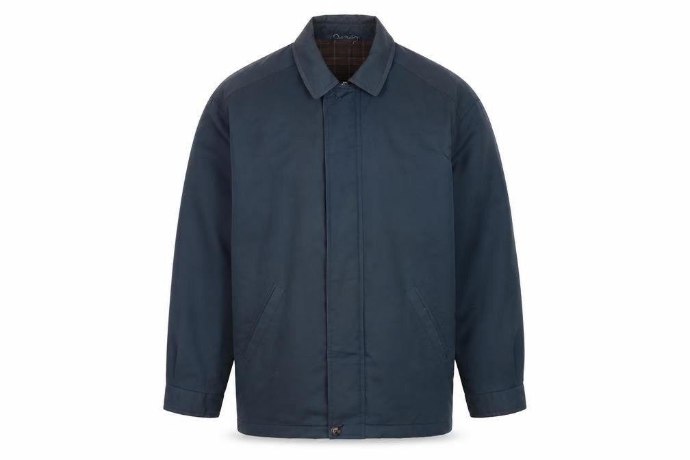 St Michael Men's Blue Mid-Length Jacket Small, Vintage