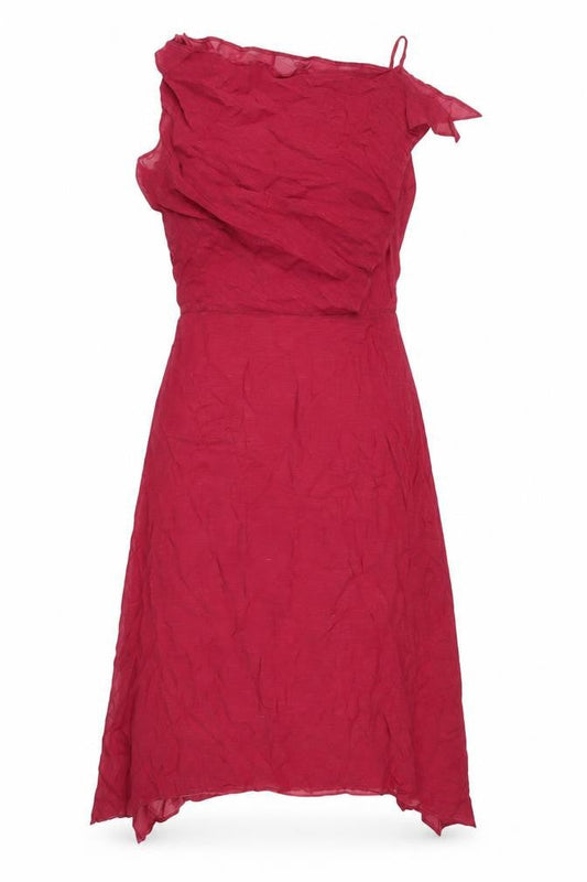 ZAPA Women's Red One Shoulder Dress Size 14