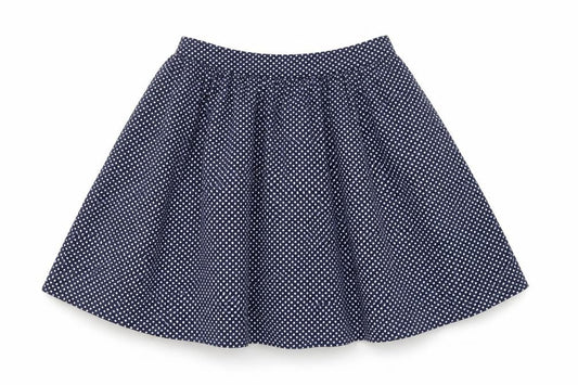 Boden Women's Blue A-Line Polka Dot Skirt Size 12