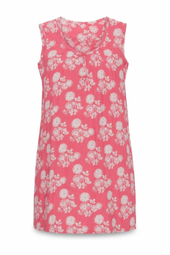 Seasalt Women's Pink Floral Sleeveless Dress Size 10