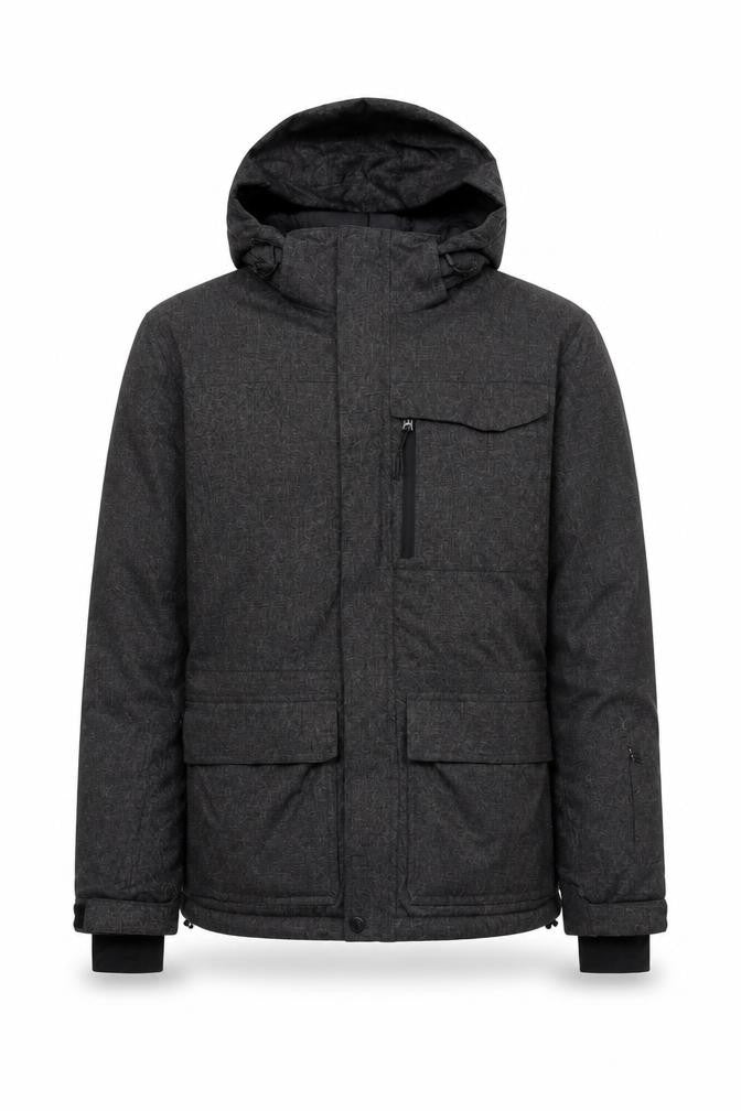 Mountain Warehouse Men's Grey Hooded Parka Jacket XS