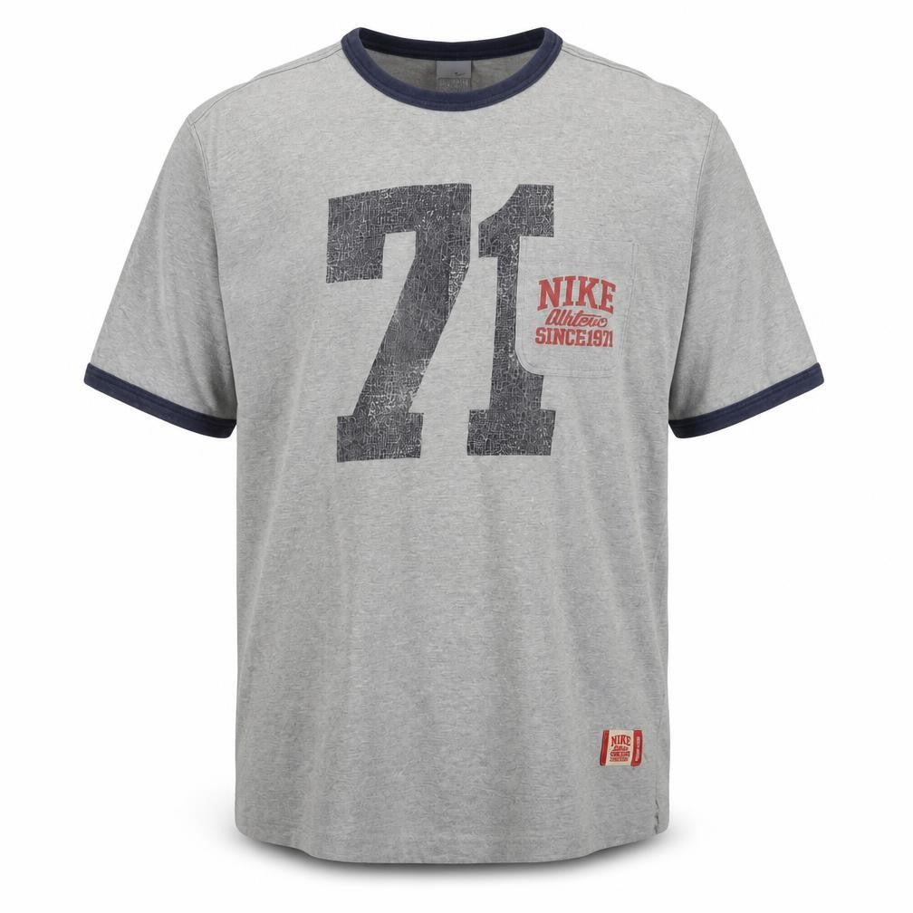 Nike Men's Grey Athletic Graphic T-Shirt XL