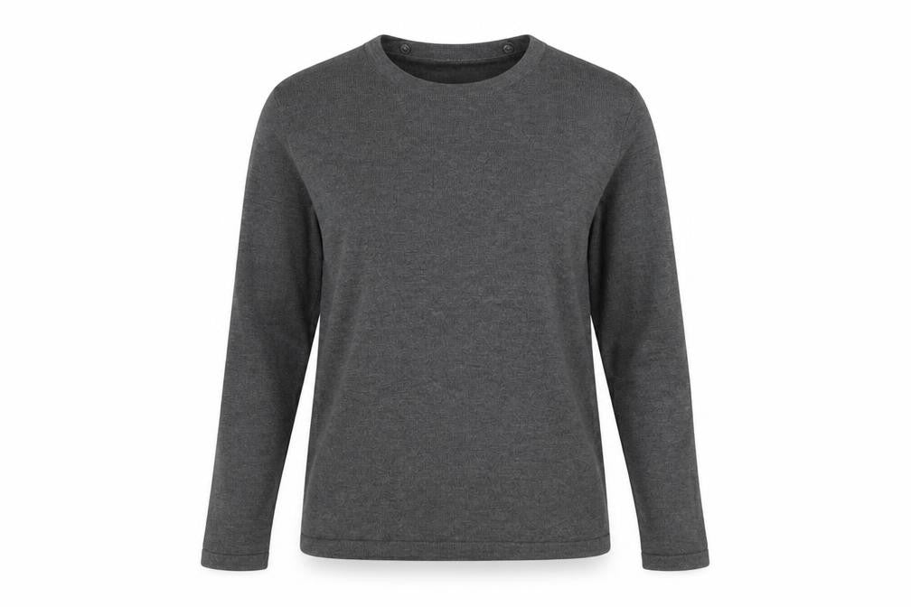 Laura Ashley Women's Grey Pullover Jumper Size 12