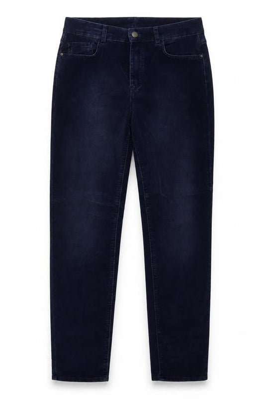 Massimo Dutti Women's Blue Trousers Size 8