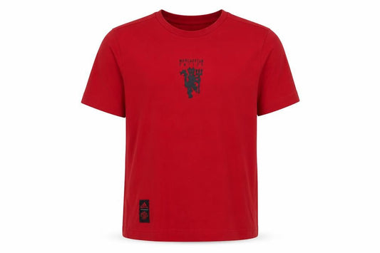 Adidas Boys Red Football T-Shirt 7-8 Years