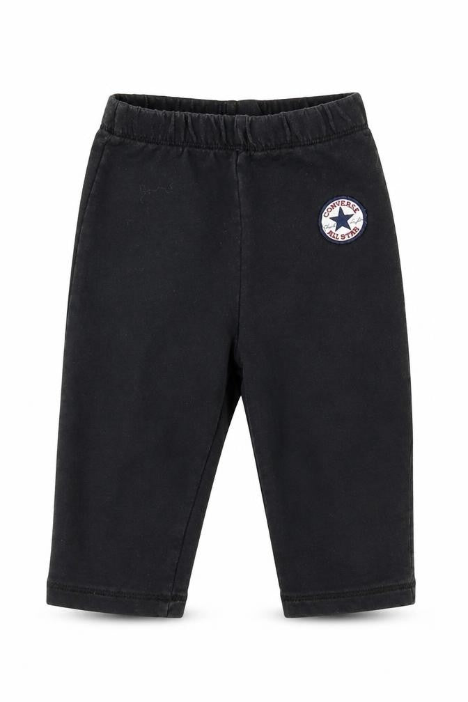Converse Black Unisex Baby Pants 12 Months Elastic Waist