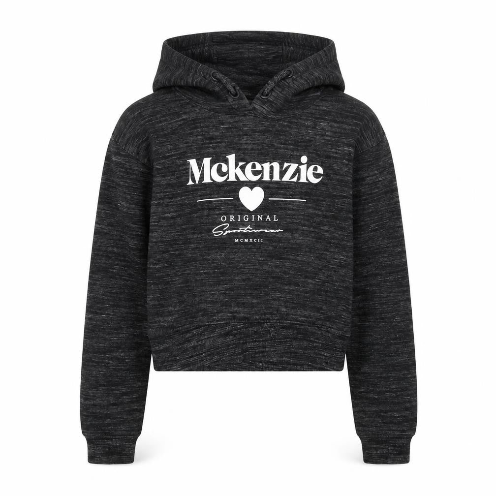 McKenzie Girls Black Pullover Hoodie 8-10 Years