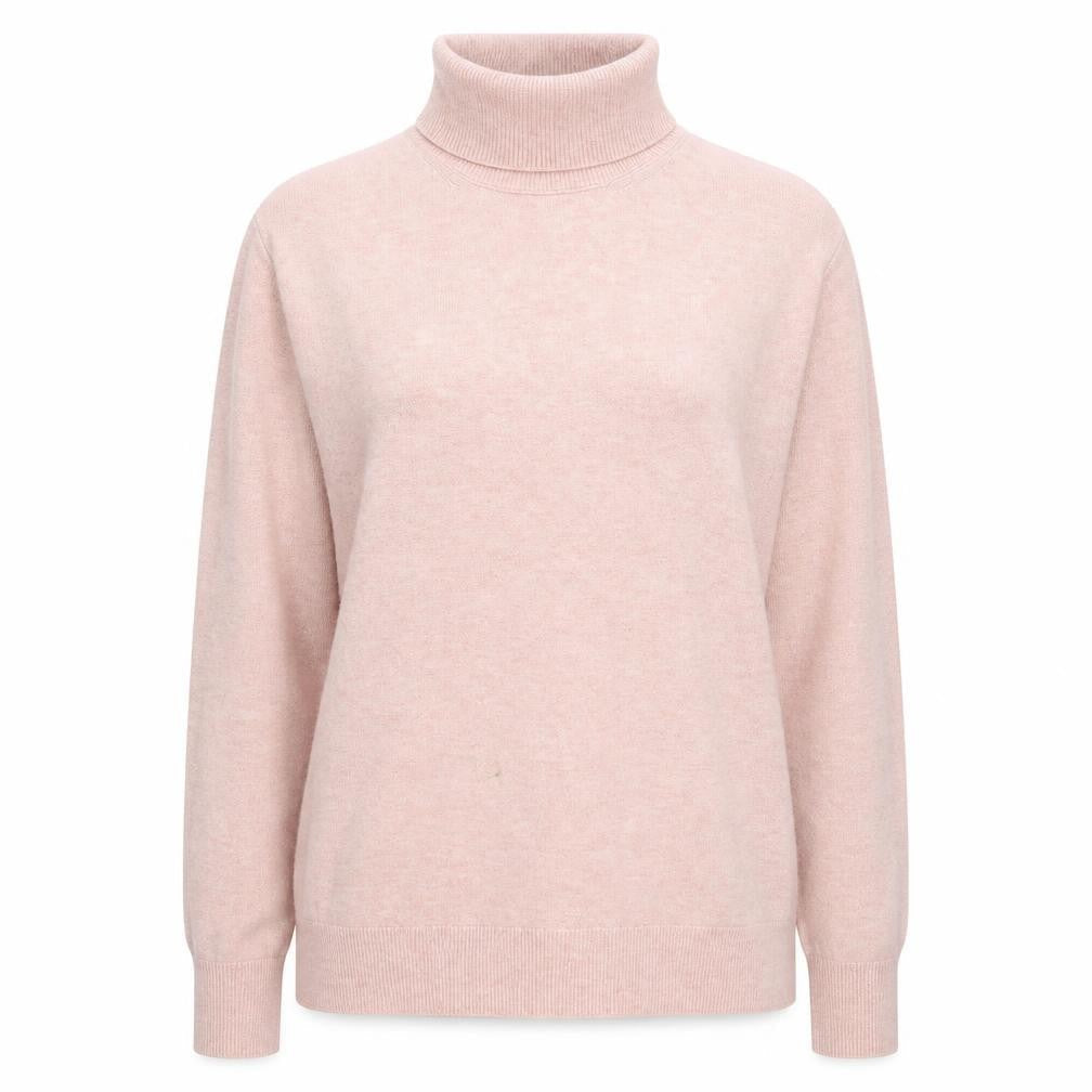 Marks & Spencer Pink High Neck Jumper L