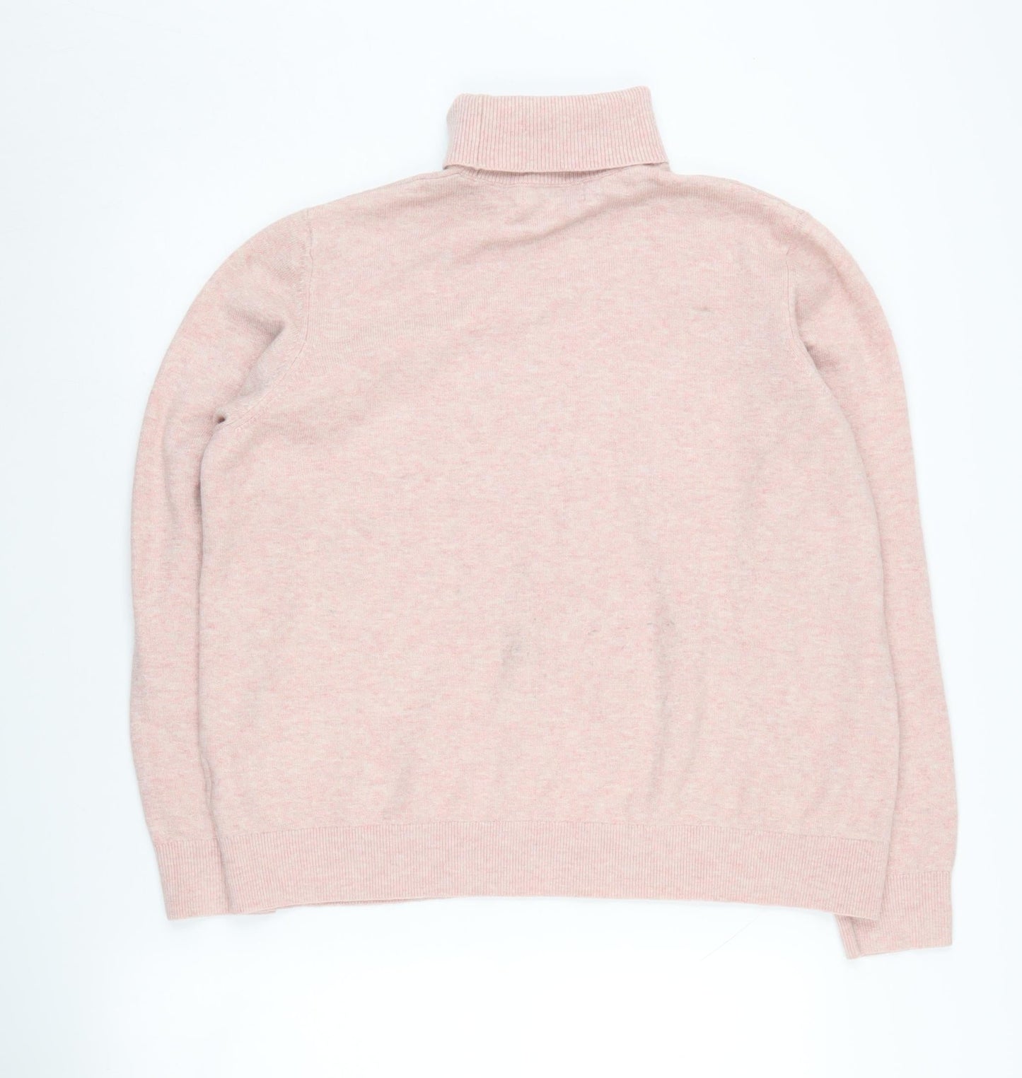 Marks and Spencer Pink High Neck Jumper L