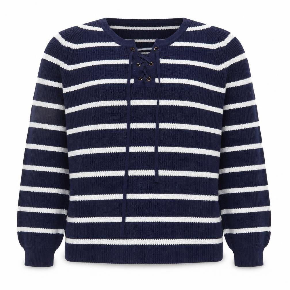 Old Navy Women's Blue Striped Pullover Jumper S