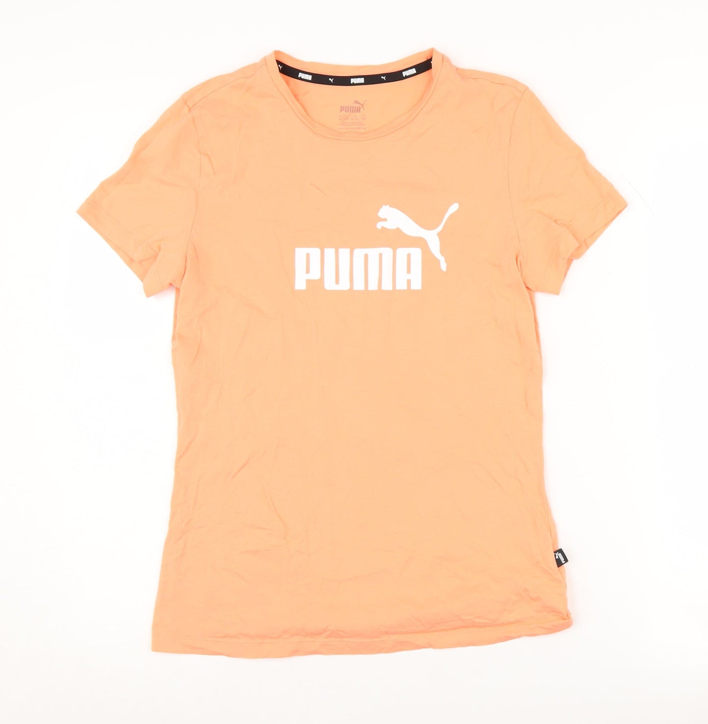 Puma Girls Orange Basic T-Shirt 15-16 Years