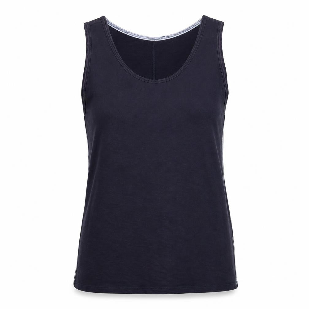 White Stuff Women's Black Tank Top UK Size 10 Cotton