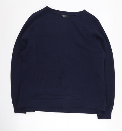 Additional front view of JD Williams Women's Blue Pullover Sweatshirt, size 14