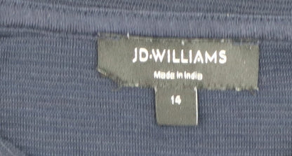 Additional view of JD Williams Women's Blue Pullover Sweatshirt, size 14