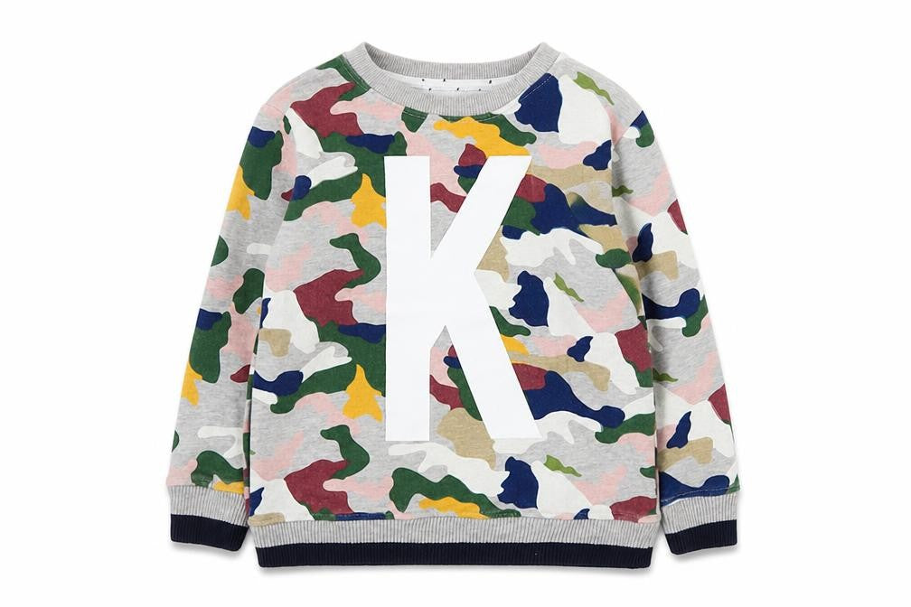 Kimba Kids Boys Multicoloured Camouflage Sweatshirt 9-10Y