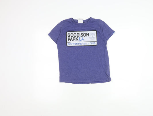 Everton Boys Blue Graphic T-Shirt, Size 10-11 Years