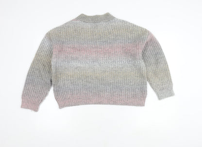 Back view of Crew Clothing Women's Grey jumper, size 12