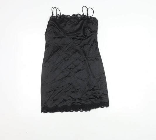 Urban Outfitters Women's Black Slip Dress - S