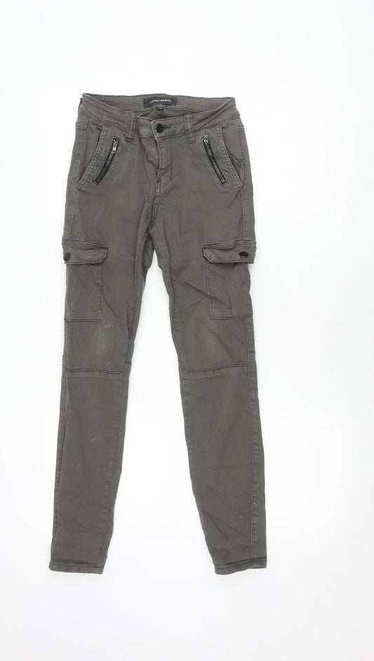 Ashley Mason Women's Grey Cargo Trousers