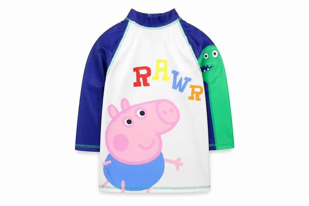 Peppa Pig Boys Multicoloured Rash Guard 7 Years