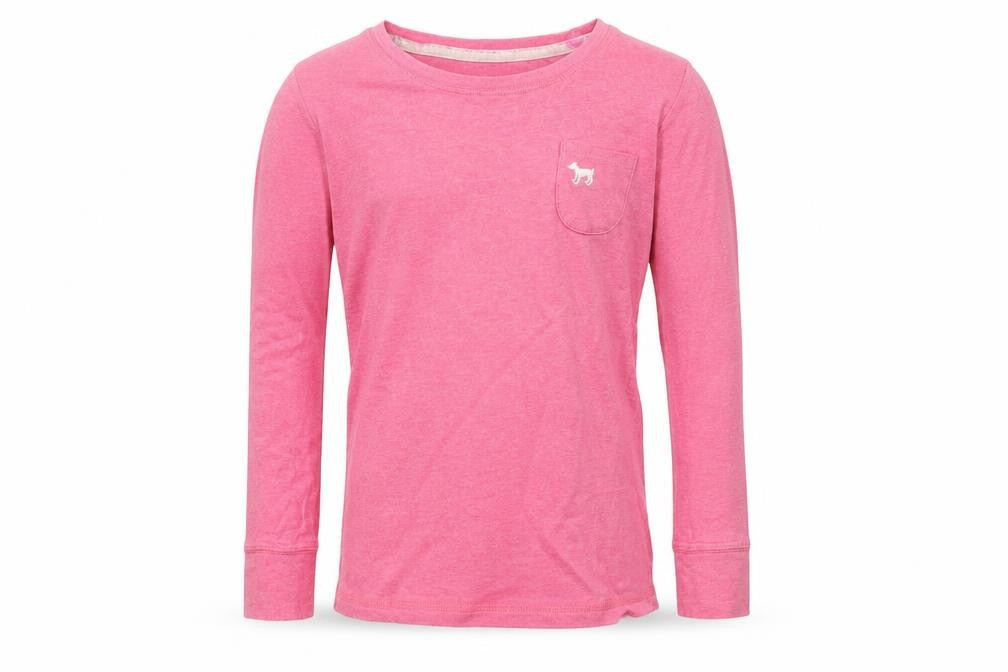 Mini Boden Girls Pink Long Sleeve T-Shirt, Size 9-10 Years