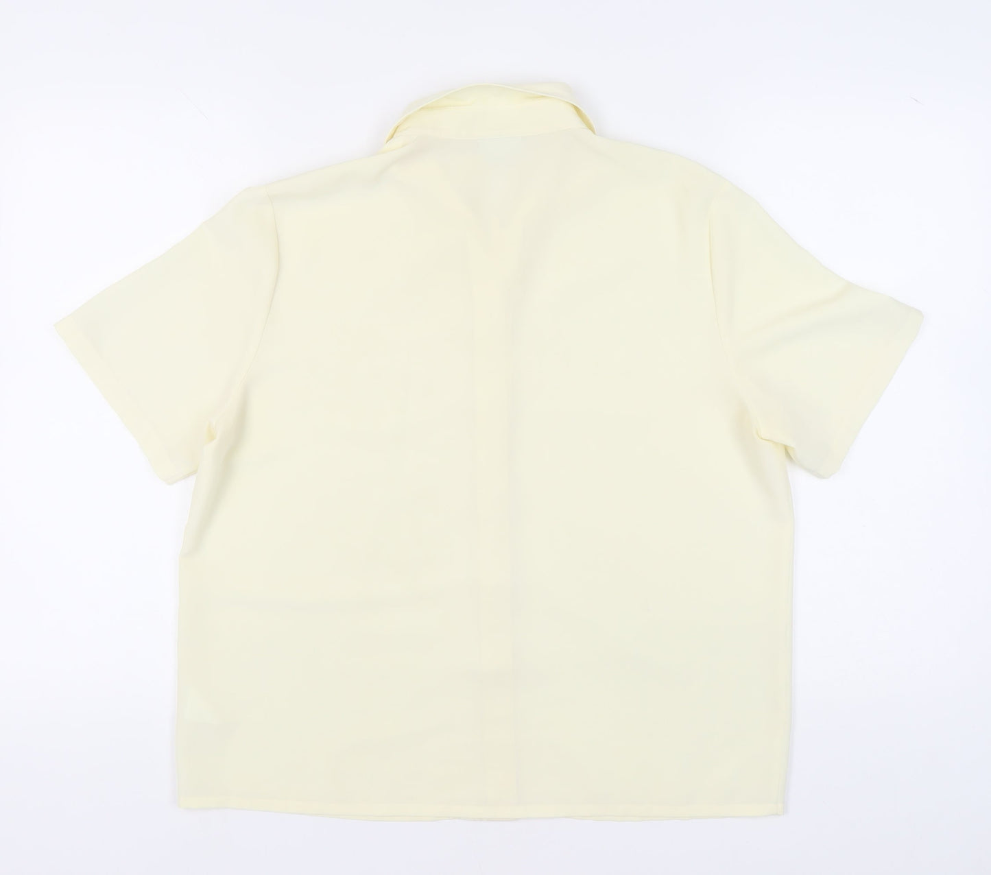 Eastex Women's Ivory Button-Up Shirt Size 14